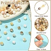 100Pcs 5 Styles Natural White Shell & Trochid Shell & Freshwater Shell Beads SSHEL-YW0001-17-5
