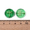 Baking Paint Transparent Glass Beads DGLA-N018-30C-2