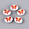 Handmade Porcelain Ceramic Beads PORC-Q005-07C-1