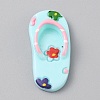 Opaque Resin Cabochons RESI-WH0077-30C-1