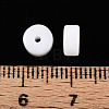 Opaque Solid Color Glass Beads GLAA-N007-6x3mm-A10-2