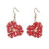 Heart Glass Dangle Earrings EJEW-MZ00639-02-2