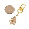 Ring 304 Stainless Steel Macrame Chain Pouch Empty Stone Holder Pendant Decoration HJEW-JM02088-2