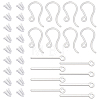 200Pcs Plastic Earring Hooks KY-SC0001-73-1