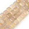 Natural Gold Rutilated Quartz Beads Strands G-C267-A03-2