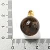 Natural Tiger Eye Perfume Bottle Pendants G-K338-22G-07-3