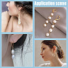 60Pcs 304 Stainless Steel Leverback Earring Findings STAS-SC0004-61-5