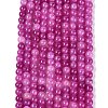 Ombre Effect Dyed Crackle Glass Beads Strands GLAA-Q106-01A-B21-2