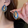 Alloy Enamel Stud Earrings FS-WGE0AD6-16-1