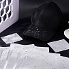 24 Sheets Glitter Hotfix Rhinestone(Hot Melt Adhesive On The Back) AJEW-FG0005-79-6