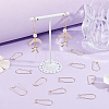 120Pcs 304 Stainless Steel Hoop Earrings STAS-BBC0009-67-4