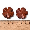 Natural Red Jasper Carved Clover Display Decorration GG-CBA6D08-D02-3