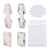 500Pcs 5 Style  Paper Necklace Display Cards DIY-YS0001-27-1