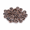 Tibetan Style Wavy Spacer Beads TIBEB-A101871-R-LF-1
