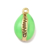 Rack Plating Brass Enamel Pendants KK-G515-19G-05-1