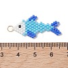 MIYUKI Glass Seed Bead Pendants PALLOY-MZ01319-01-3