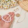 Brass Bowknot Pendant Necklace & Stud Earring & Bracelet Sets SJEW-DC00003-3
