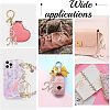 2Pcs 2 Style Alloy Rhinestone Keychain Sets KEYC-WR0001-01M-3