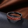 Chic Brass Cubic Zirconia Finger Rings RJEW-BB23203-7A-4