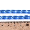 Transparent Glass Beads Strands GLAA-T028-14T-A03-4