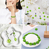 200Pcs Opaque Acrylic Beads OACR-SP0002-40C-7