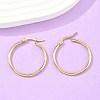 Ion Plating(IP) 304 Stainless Steel Hoop Earrings X-EJEW-N0016-11G-D-4