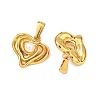 304 Stainless Steel & ABS Plastic Imitation Pearl Pendants STAS-C172-01A-G-2