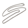 Tarnish Resistant 304 Stainless Steel Necklaces NJEW-F027-41-2mm-2