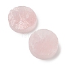 Natural Rose Quartz Cabochons G-K338-39E-02-2