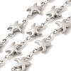 304 Stainless Steel Starfish Link Chains CHS-C016-24P-1
