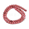 Natural Thulite Beads Strands G-Z044-A02-01-5