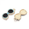 Alloy Enamel Pendants ENAM-T022-19B-2