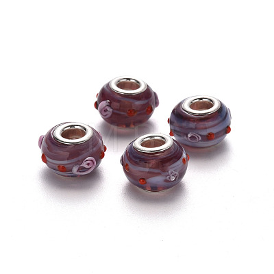 Handmade Lampwork European Beads LPDL-N001-061-C09-1