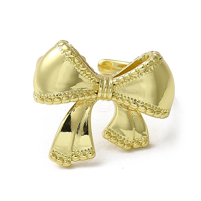 Brass Cuff Rings for Women RJEW-D026-02G-1