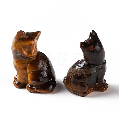 Natural Tiger Eye Sculpture Display Decorations G-F719-40D-1