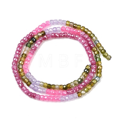 Cubic Zirconia Beads Strands ZIRC-P125-2x3mm-03-1