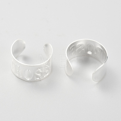 304 Stainless Steel Ear Cuff Findings STAS-H151-10S-1