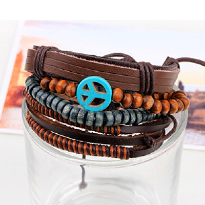 Multi-strand Bracelets BJEW-N0011-019-1