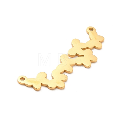 304 Stainless Steel Connector Charms STAS-K245-01G-1