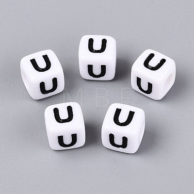 Opaque Acrylic Beads SACR-N020-04A-U-1