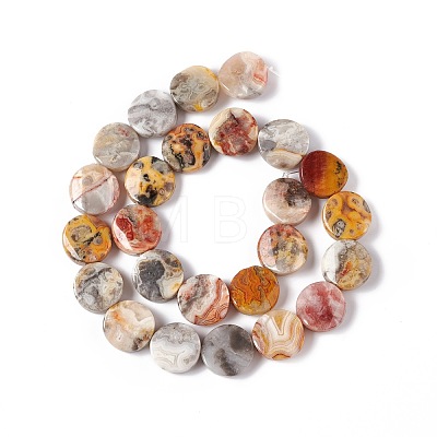 Natural Crazy Lace Agate Beads Strands G-O120-13-1