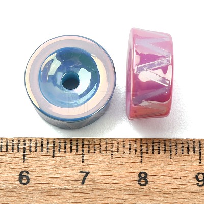 UV Plating Opaque Acrylic Beads AC-CBAC174-01-1