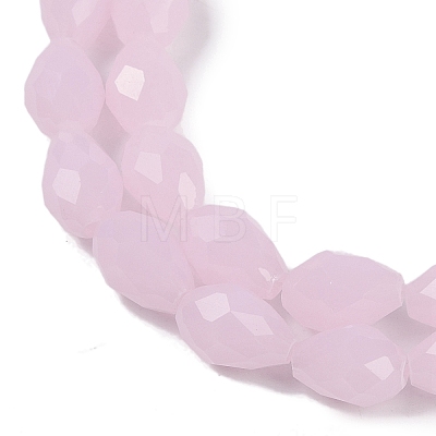 Electroplate Imitation Jade Glass Beads Strands GLAA-N005-J10mm-D01-1