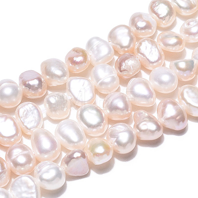 Natural Cultured Freshwater Pearl Beads Strands X-PEAR-N014-04D-01-1