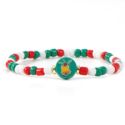 Christmas Resin & Acrylic Beads Stretch Bracelets for Women OZ4869-3-1