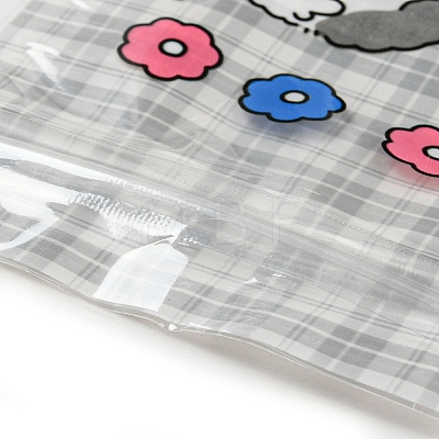 Rectangle Plastic Packaging Zip Lock Bags OPP-K001-05B-1