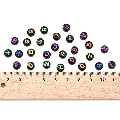 Opaque Black Acrylic Beads MACR-N008-17-1