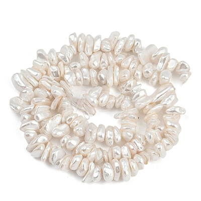 Electroplated Shell Pearl Beads Strands BSHE-H113-01A-1