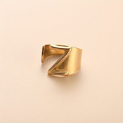 304 Stainless Steel Cuff Rings FS-WGEAFE6-51-1