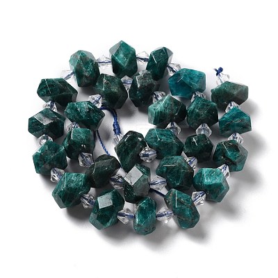Natural Apatite Beads Strands G-B027-A01-1